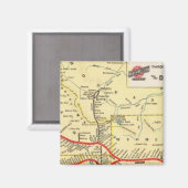 Mit dem Zug ab Chicago Magnet (Vorderseite/Rückseite)