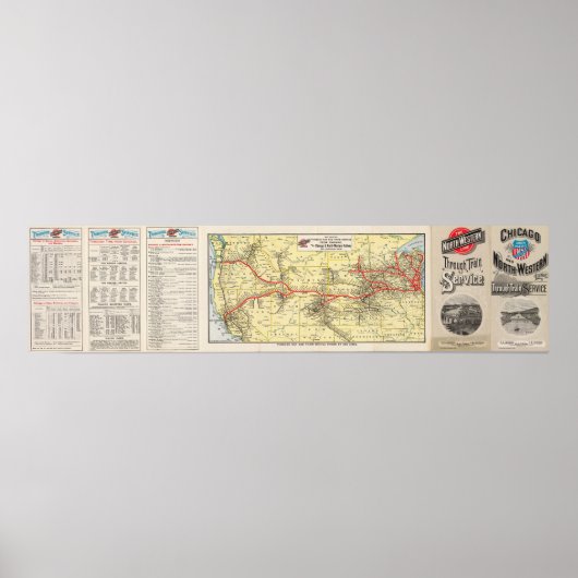 Mit dem Zug ab Chicago Poster (Vorne)