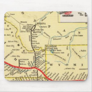Mit dem Zug nach Chicago Mousepad