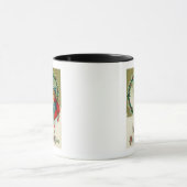 Mit den besten Neujahrswünsche Rodelbahn Tasse (Zentrum)