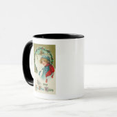 Mit den besten Neujahrswünsche Rodelbahn Tasse (Vorderseite Links)