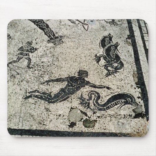 Mit den Delphinen, vom Frigidarium O schwimmen Mousepad (Vorne)