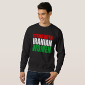 Mit den Frauen im Iran - Freiheit im Leben frei I Sweatshirt (Vorne ganz)