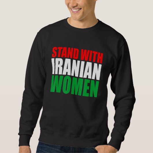 Mit den Frauen im Iran - Freiheit im Leben frei I Sweatshirt (Vorderseite)