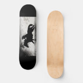 Mit den Geistern laufen - Pferde Skateboard (Vorderseite)