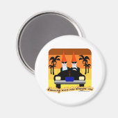 Mit den Gnom-Ies rollen Magnet (Vorderseite/Rückseite)