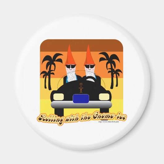 Mit den Gnom-Ies rollen Magnet (Vorne)