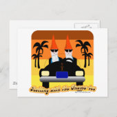 Mit den Gnom-Ies rollen Postkarte (Vorne/Hinten)