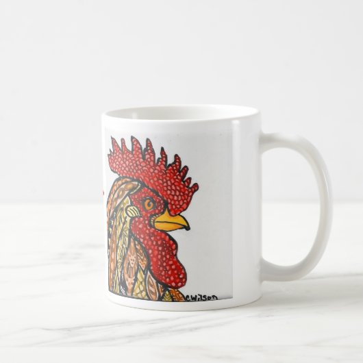 Mit den Hühnern Kaffeetasse (Rechts)