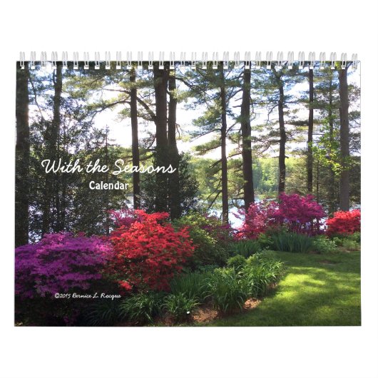 Mit den Jahreszeiten - Kalender --- (Titelbild)