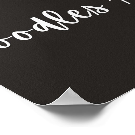 Mit den Poodles Poster (Ecke)