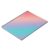 Mit den Rainbow-Farben glänzen Notizblock (Linke Seite)