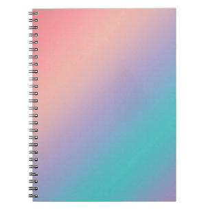 Mit den Rainbow-Farben glänzen Notizblock