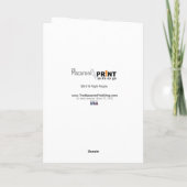 Mit den Rechten zum Geburtstag Karte (Rückseite)