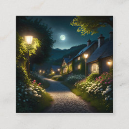 Mit den Sets der Sonne wird die Landschaft zu eine Quadratische Visitenkarte