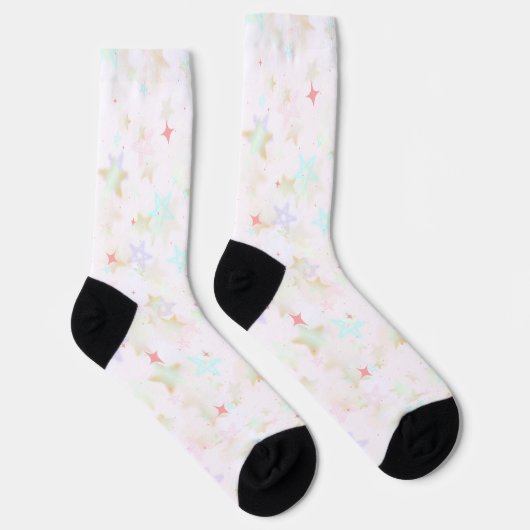 Mit den Sternen hell Socken (Rechts)