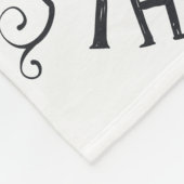 Mit den Stümpern verbunden Fleecedecke (Ecke)