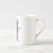 Mit den Stümpern verbunden Porzellantasse (Rechts)