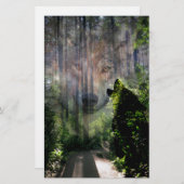 Mit den Wölfen verschwunden Briefpapier (Vorne/Hinten)