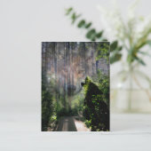 Mit den Wölfen verschwunden Postkarte (Stehend Vorderseite)