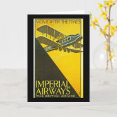 Mit den Zeiten fortfahren Karte (Gelbe Blume)