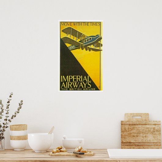 Mit den Zeiten fortfahren Poster (Küche)