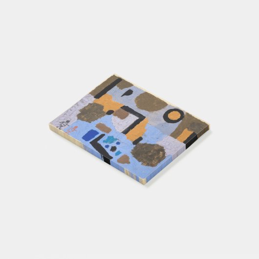 Mit den zwei verlorenen (1938) Gemälden Paul Klee Post-it Klebezettel (angewinkelt)