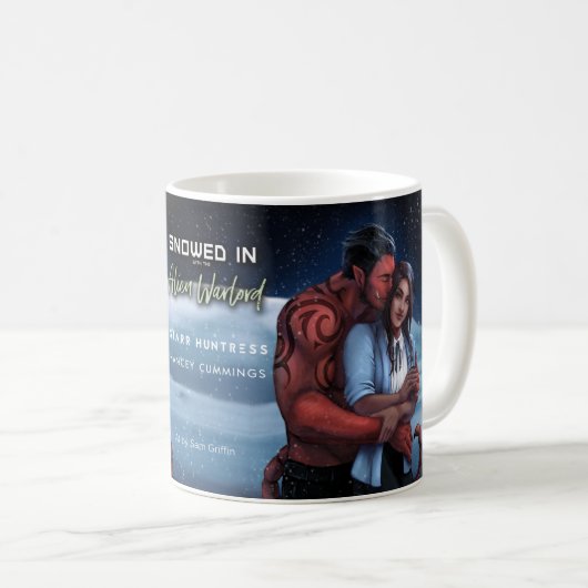 Mit der Alien Warlord-Tasse eingeschneit Kaffeetasse (VorderseiteRechts)