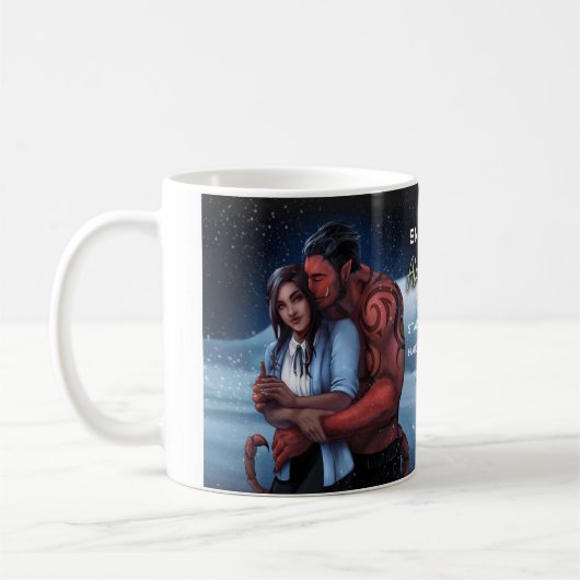 Mit der Alien Warlord-Tasse eingeschneit Kaffeetasse (Links)