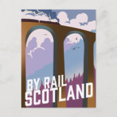 Mit der Bahn Schottland Postkarte (Vorderseite)