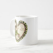 Mit der Begrüßung der Liebe Kaffeetasse (Vorderseite Links)