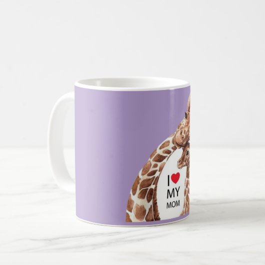 MIT DER BESTEN MAMA GESTALTET KAFFEETASSE (Vorderseite Links)