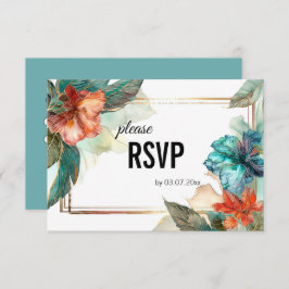 Mit der Diätauswahl Hibiskus Serenade Paradies RSVP Karte