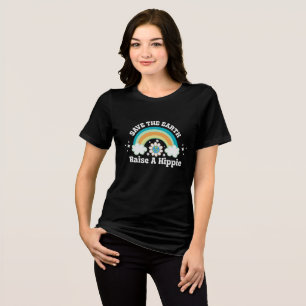 Mit der Erde zu schützen, die Umwelt Tri-Blend Shirt