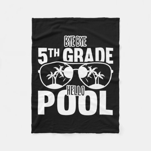 Mit der fünften Klasse Hallo Pool Lehrer oder Stud Fleecedecke (Vorderseite)