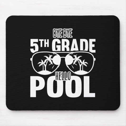 Mit der fünften Klasse Hallo Pool Lehrer oder Stud Mousepad (Vorne)