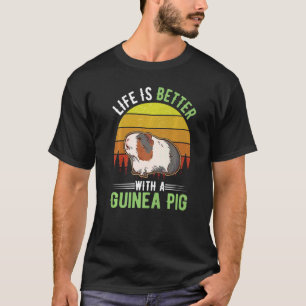Mit der Guinea Pig Premium ist das Leben besser T-Shirt