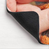 Mit der Hand stricken Mousepad (Ecke)