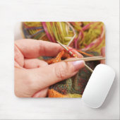 Mit der Hand stricken Mousepad (Mit Mouse)