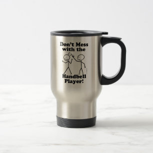 Mit der Handbell Player Travel Mug nicht durcheina Reisebecher