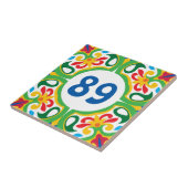 mit der Hausnummer Azulejos, dekorative Muster, Fliese (Seite)