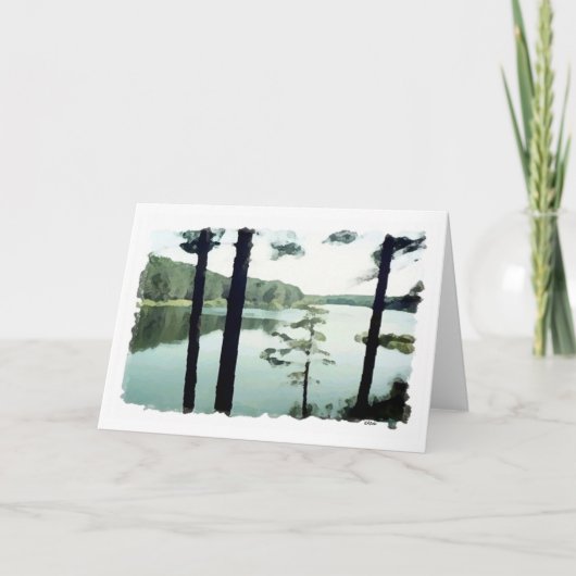 Mit der Karte zum See (Vorderseite)