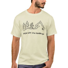 Mit der Landschaft verschmelzen einfaches modernes