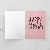MIT DER LIEBE BIRTHDAY CARD FÜR IHN KARTE (Innenseite)