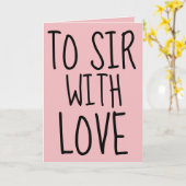 MIT DER LIEBE BIRTHDAY CARD FÜR IHN KARTE (Gelbe Blume)