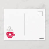 MIT DER LIEBE FREUEN SIE SICH AUF DAS FOTO Folk Ar Postkarte (Rückseite)