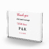 Mit der Liebe fügen Sie ein paar Namen Buchstaben Fotoblock (Rechts)