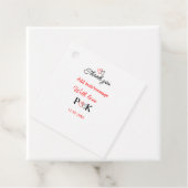 Mit der Liebe fügen Sie ein paar Namen Buchstaben Geschenkanhänger (Beispiel)