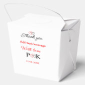 Mit der Liebe fügen Sie ein paar Namen Buchstaben  Geschenkschachtel (Rückseite)