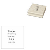 Mit der Liebe fügen Sie ein paar Namen Buchstaben Gummistempel (Stempel)